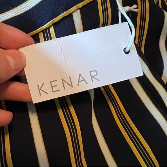 NWT! Kenar striped flowy pants with pockets - Picture 6 of 11